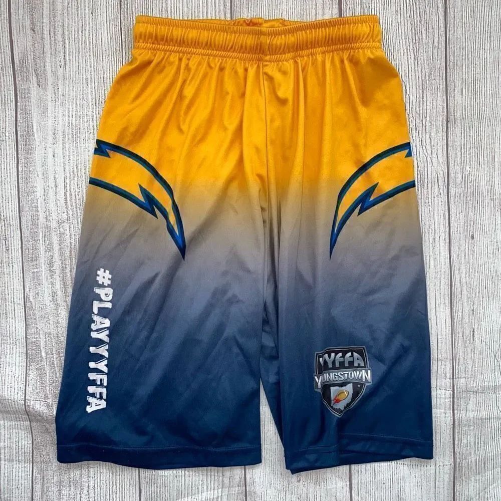 Los Angeles Charges YL pull on shorts w/elastic waist